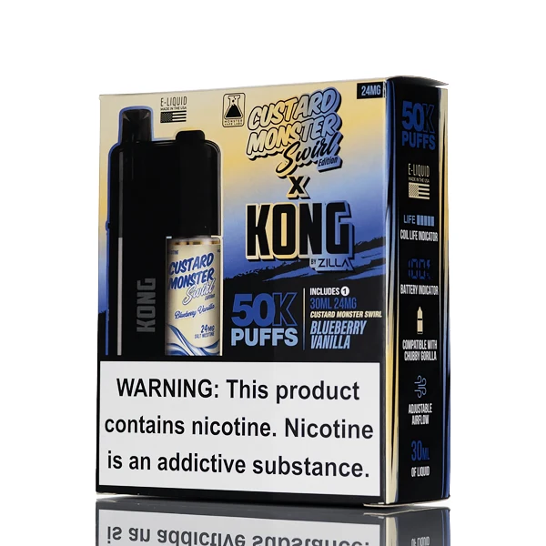 Monster Vape Labs X Kong by Zilla 50K Puffs Disposable - 2.4% 30mL