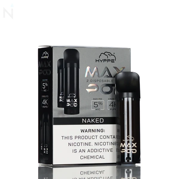 Hyppe Max Pods Pre-filled Disposable Pods 5% 2 Pack