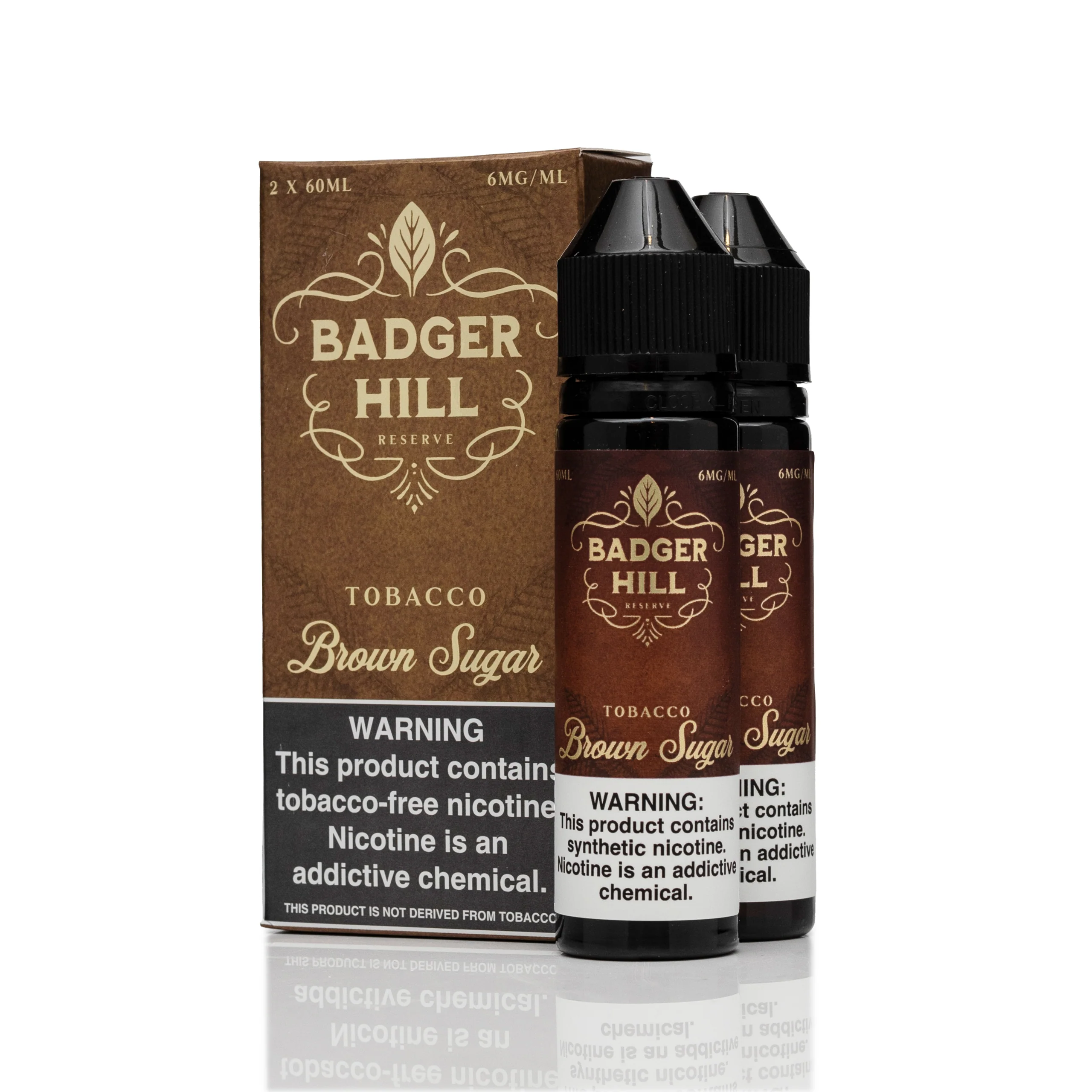 Badger Hill E-Liquid - Brown Sugar - 120mL