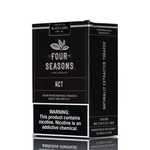 Four Seasons E-liquids - Black Label - RCT - 60ml