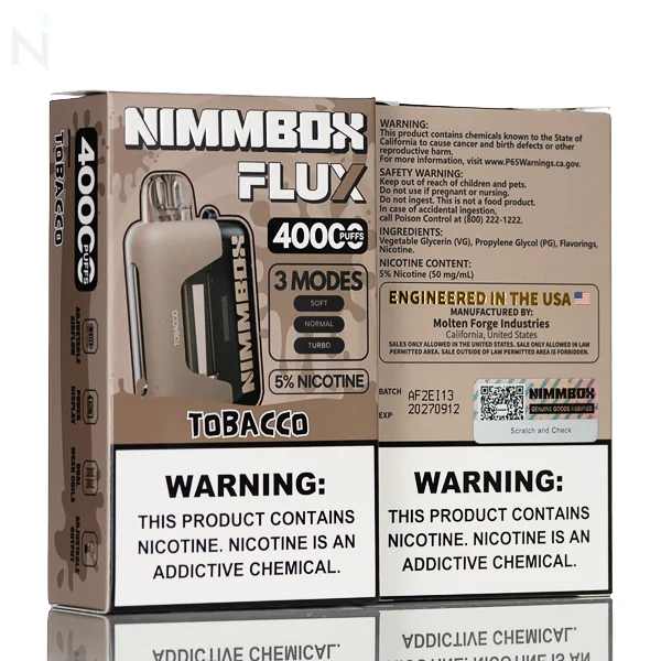 NimmBox Flux 40K Puffs Disposable Vape - 20mL