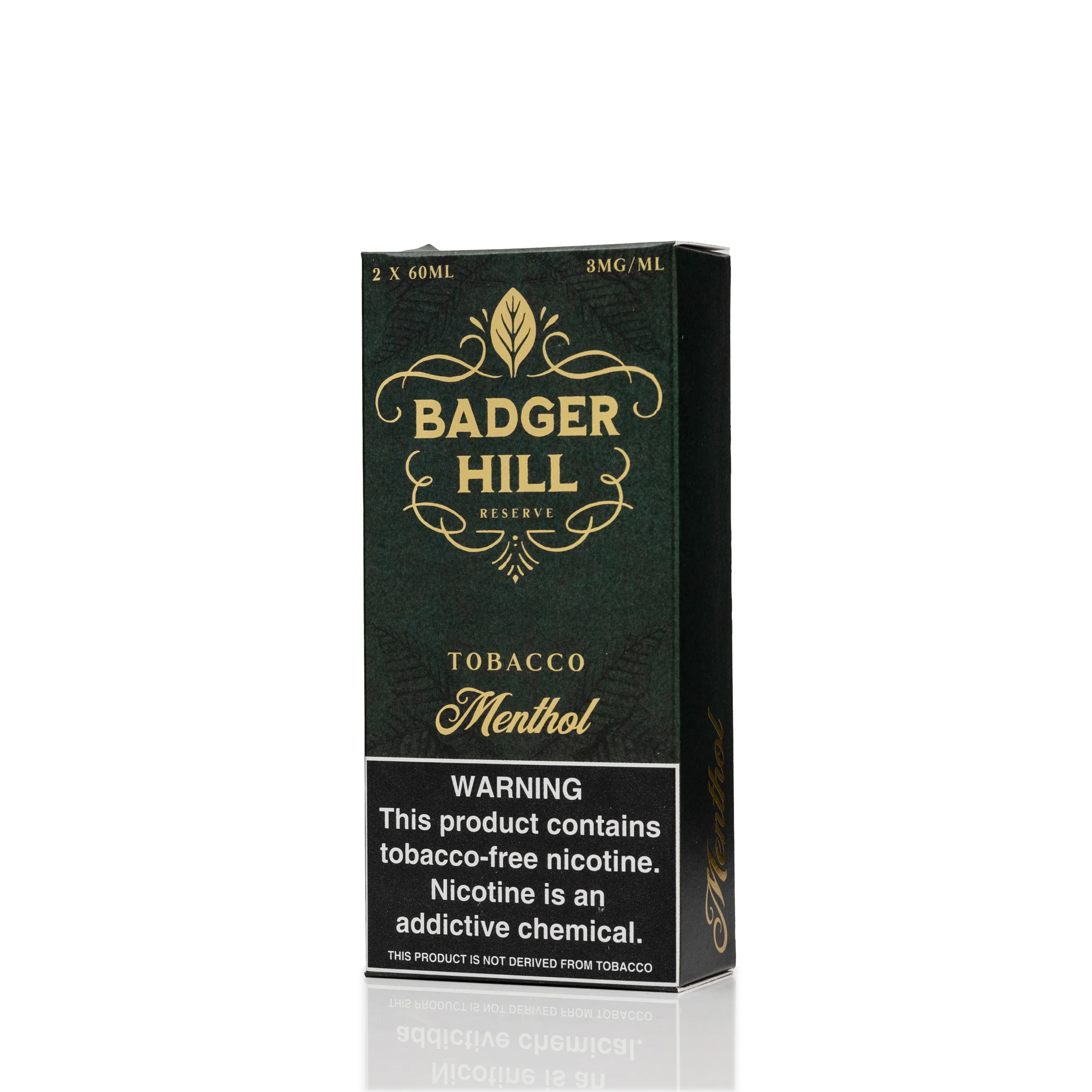 Badger Hill E-Liquid - Menthol - 120mL