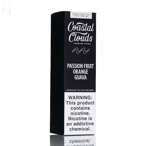 Coastal Clouds E-Liquid - Passionfruit Orange Guava - 60mL