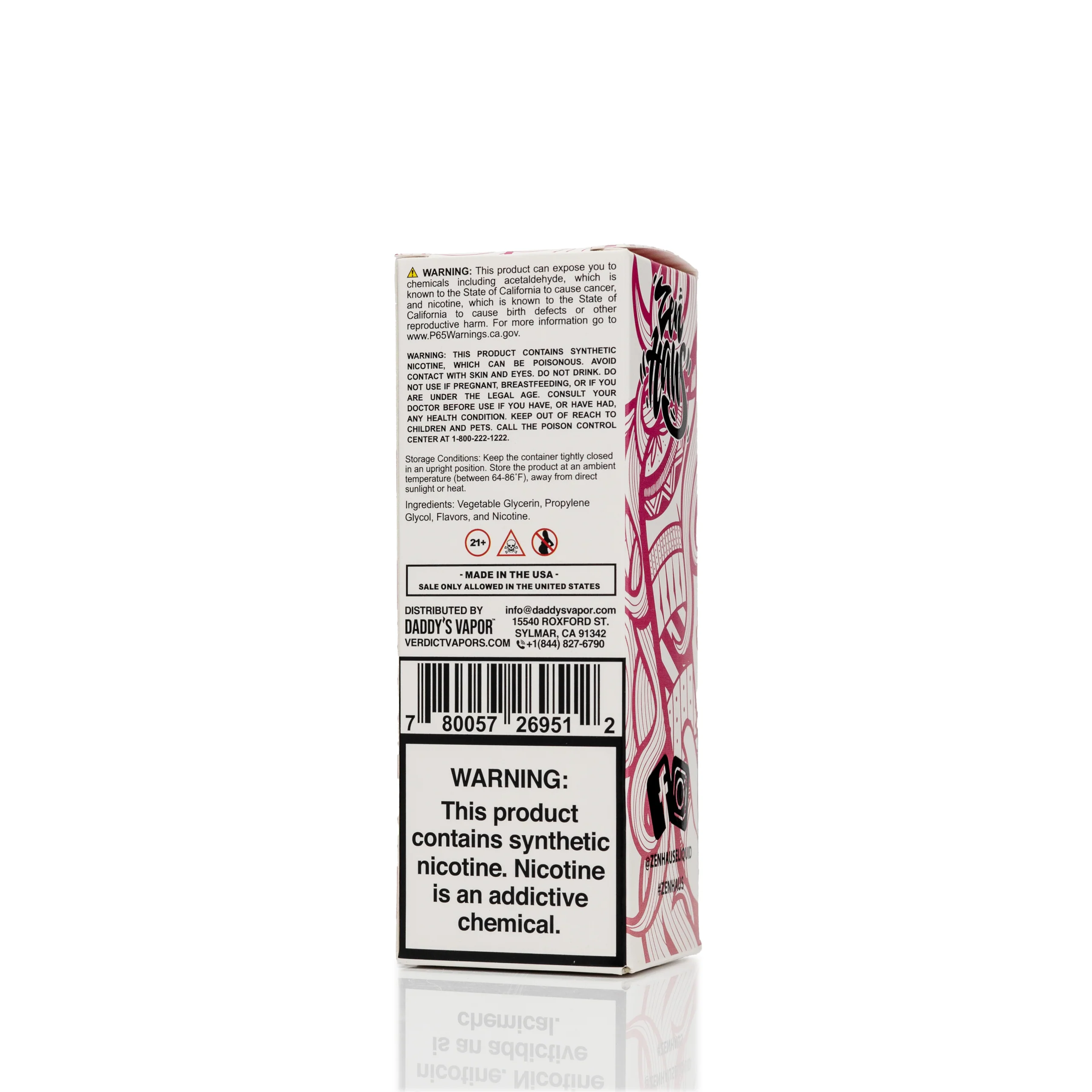 Zen Haus E-Liquid - Sakura Iced - 100mL