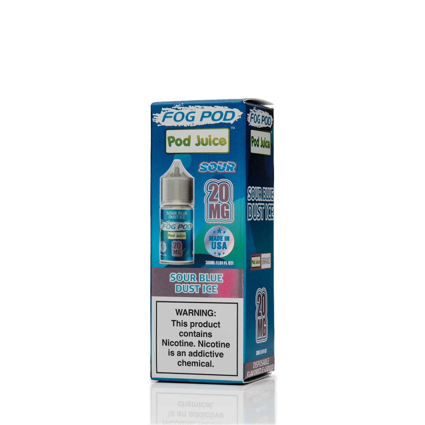 Pod Juice X Fog Pod Salt Nic - Sour Blue Dust Ice - 30mL