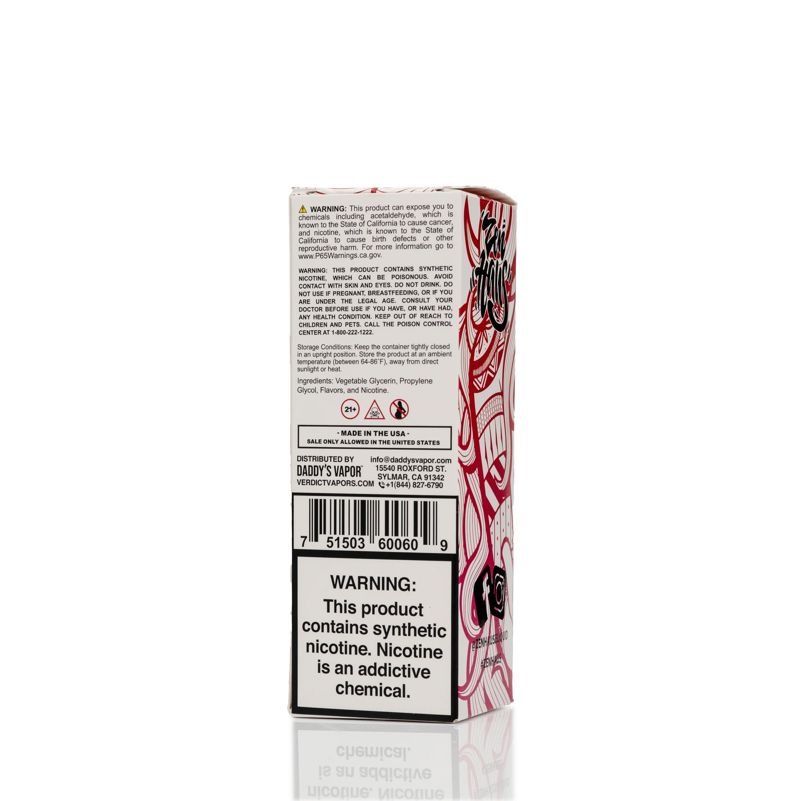 Zen Haus E-Liquid - Mantra Iced - 100mL
