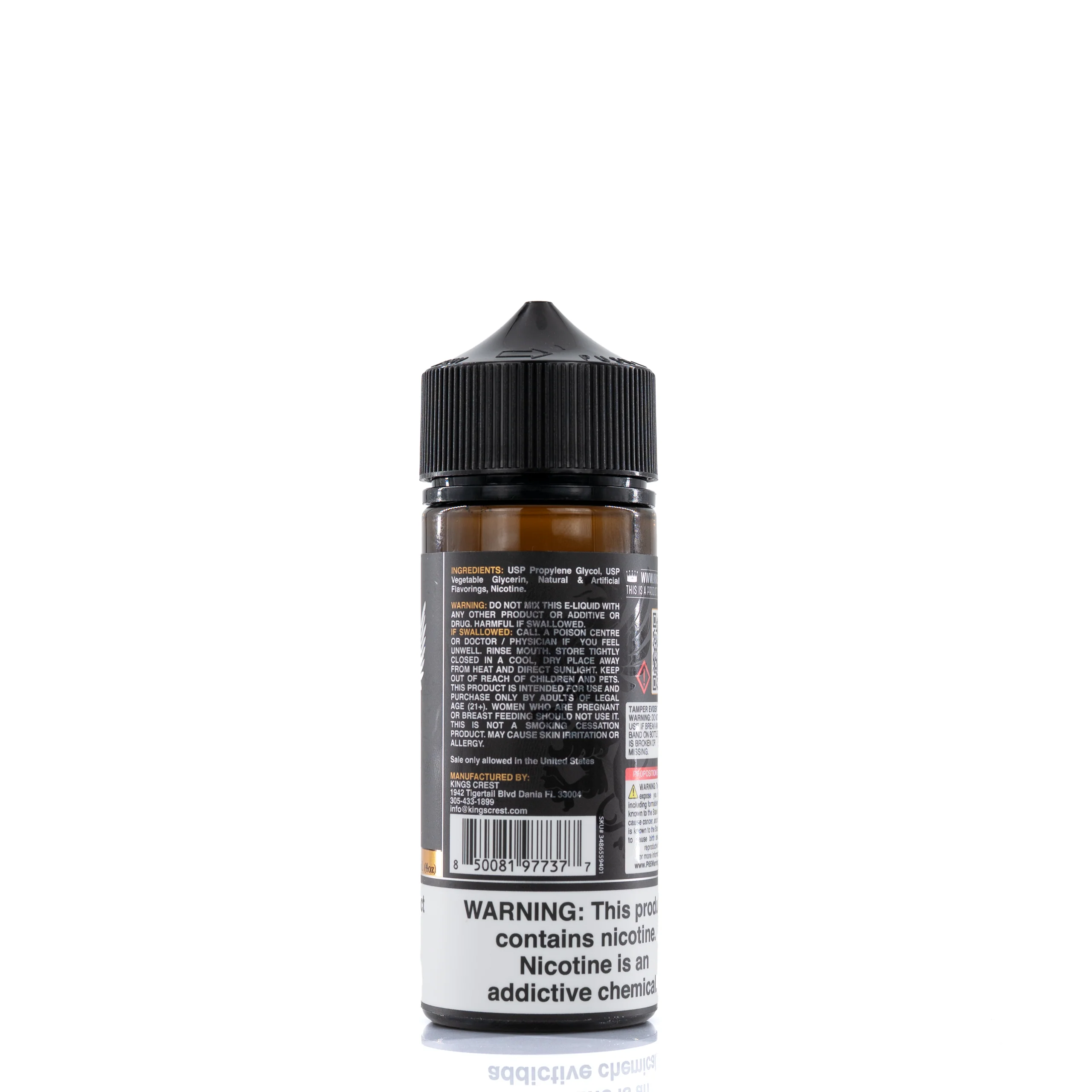 Kings Crest E-Liquid - Don Juan Reserve - 120ml