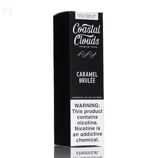 Coastal Clouds E-Liquid - Caramel Brulee - 60ml