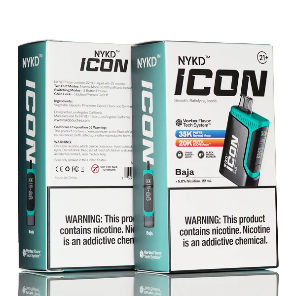NYKD Icon 35k 35000 Puffs Disposable Vape - 22mL