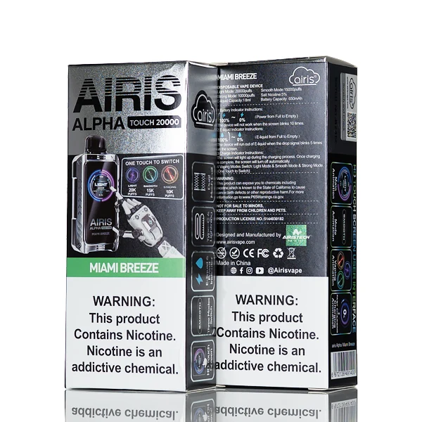 Airis Alpha Touch 20K Puffs Disposable