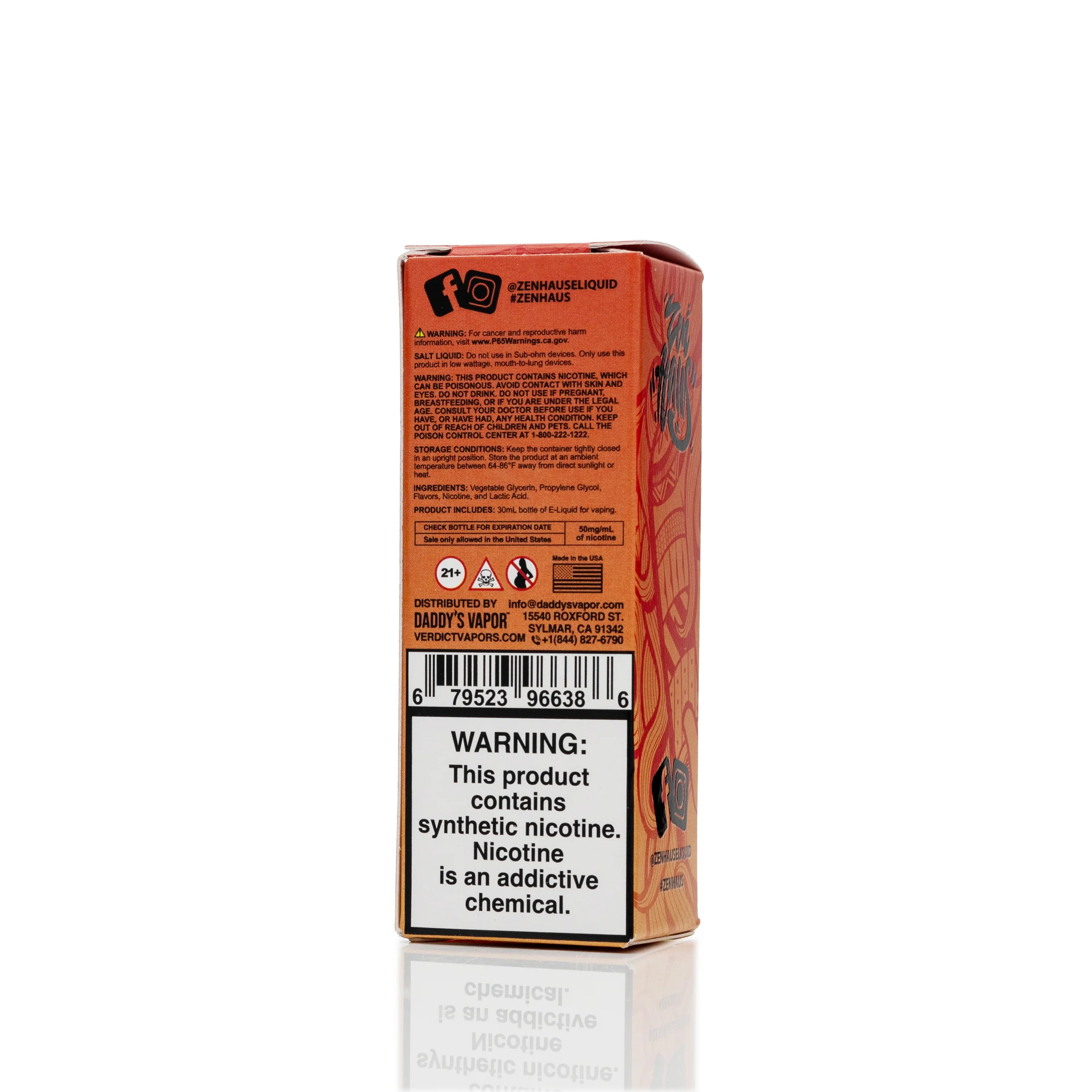 Zen Haus Salt Nic E-Liquid - Rebirth - 30mL
