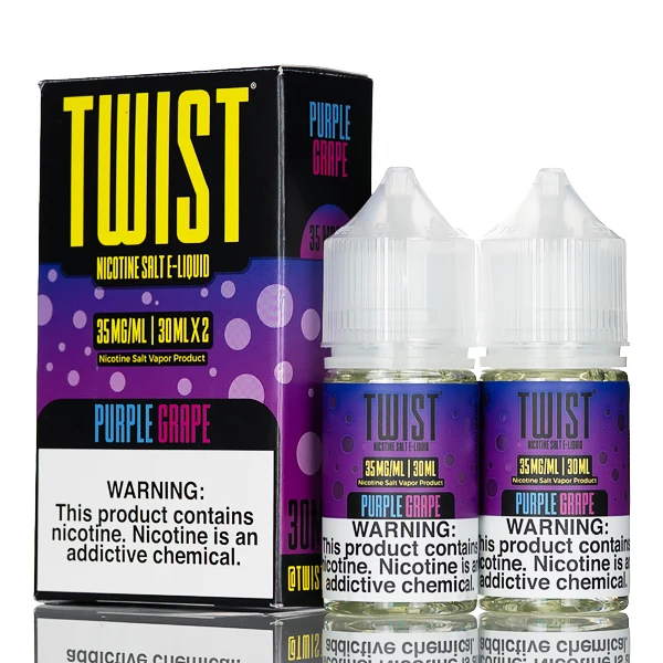 TWST Salt E Liquid - Purple Grape - 60ml