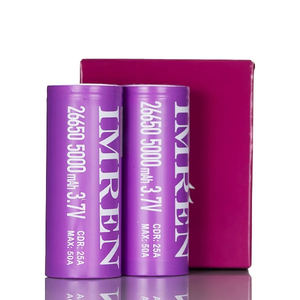 Imren 26650 5000mah 50A 2 Pack