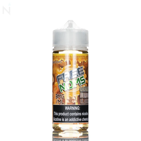Freenoms E Liquid - Caramel Butterscotch Classic - 120mL