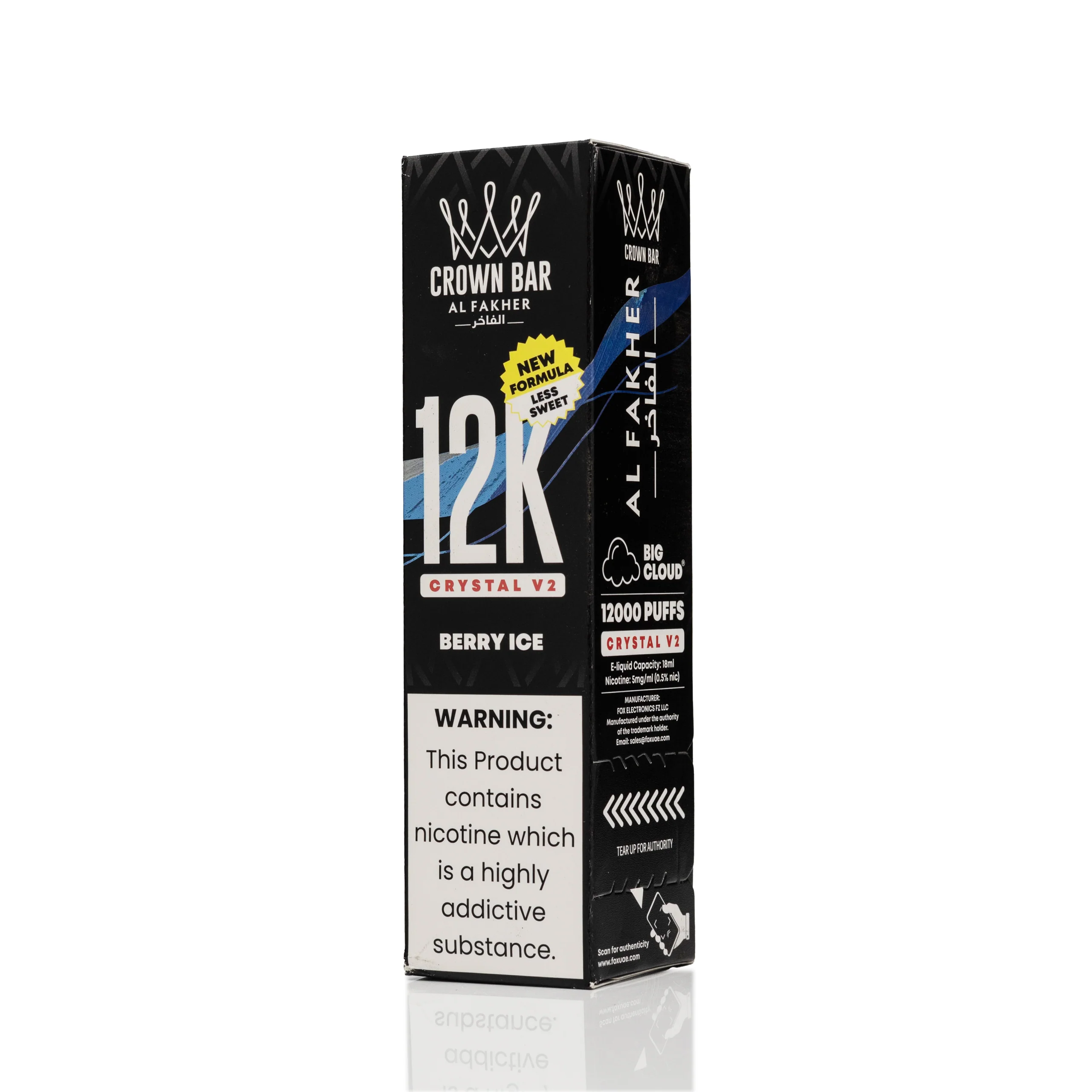 Al Fakher Crown Bar 12K Crystal V2 Disposable Vape