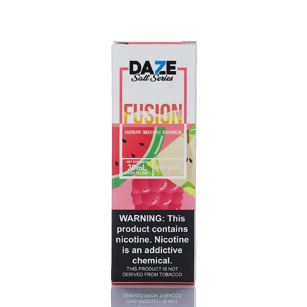 7 Daze Fusion TFN Salt - Raspberry Green Apple Watermelon - 30ml (Discontinued)