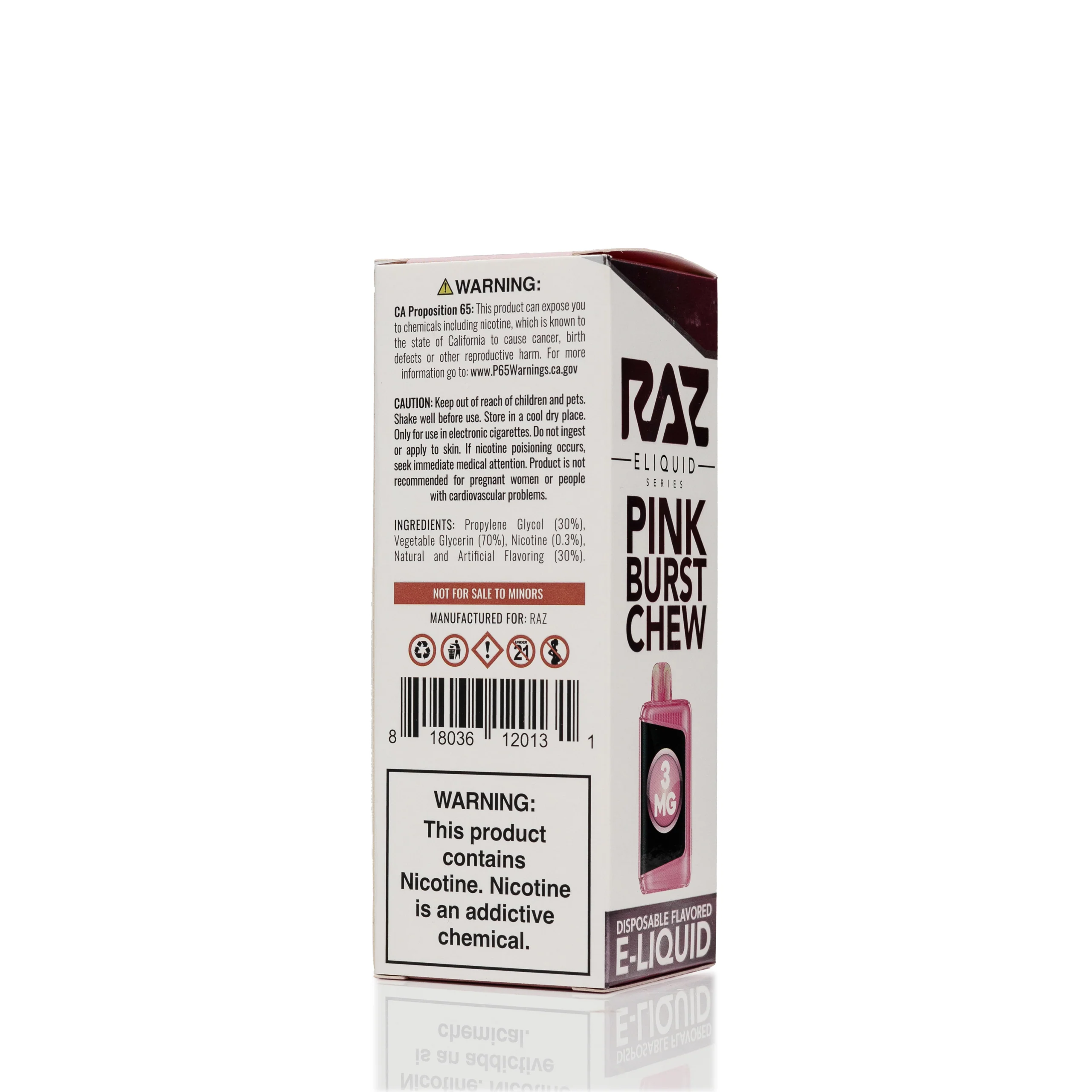 RAZ - Pink Burst Chew - 100ml