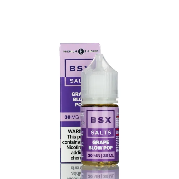 BSX Vapor Salt Nic  - Grape Blow Pop - 30ml