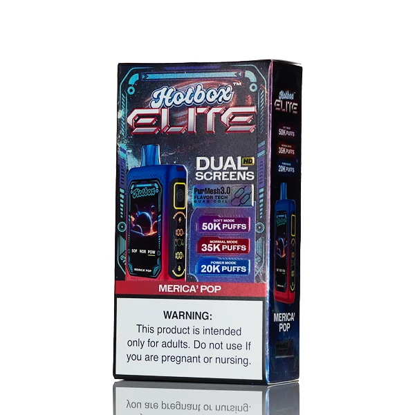 Hotbox Elite 50K 50000 Puffs Disposable Vape - 30mL