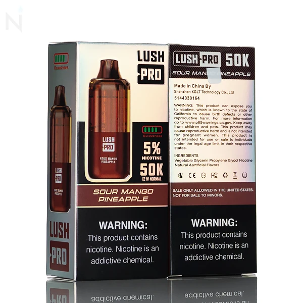 Lush Pro 50K 50000 Puffs Disposable Pods