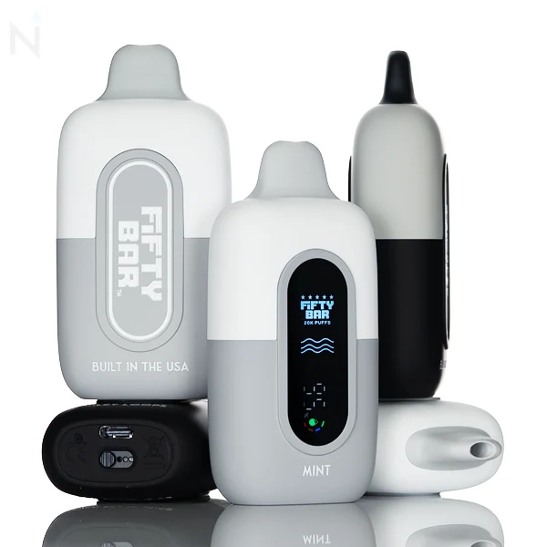 Fifty Bar V2 Silver Series 20mg Disposable Vape