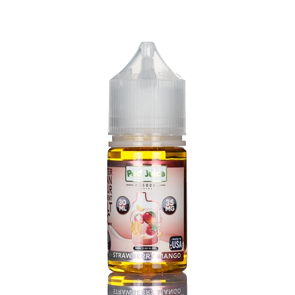 Pod Juice Salt PJ5000 - Strawberry Mango - 30ml (DISCONTINUED)