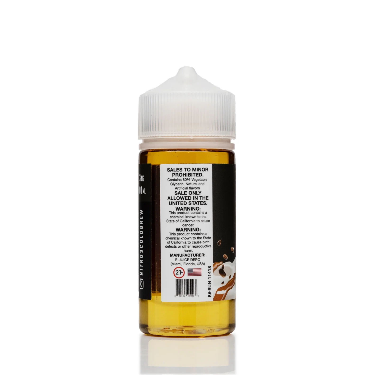 Nitro's Cold Brew - Vanilla Bean - 100ml
