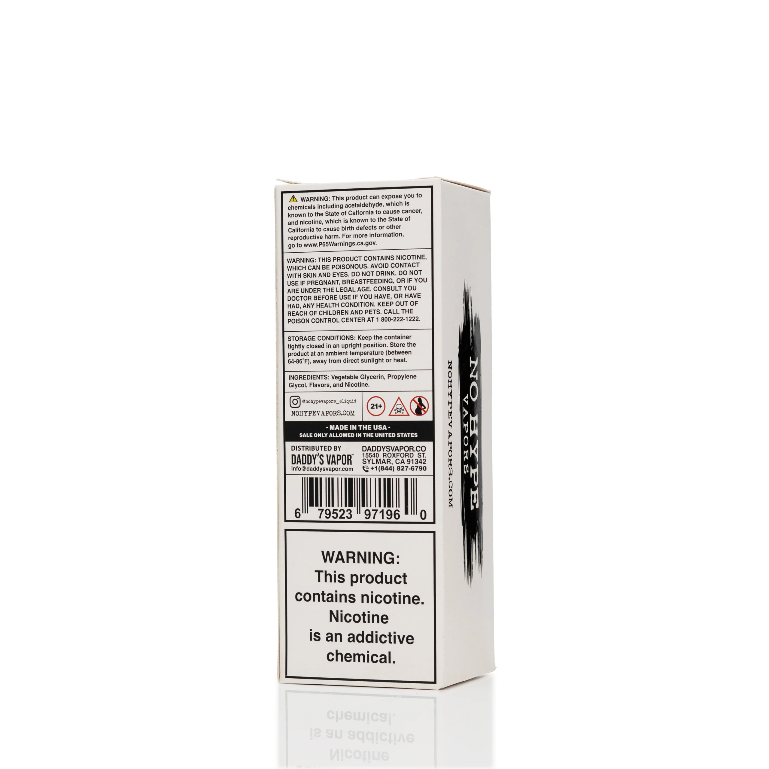 No Hype Vapors 电子烟油 - Cocobacco - 100mL