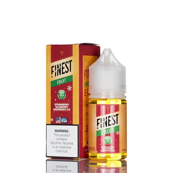 Finest Salt Nic - Fruit Edition - Strawberry Blueberry Raspberry Ice - 30mL