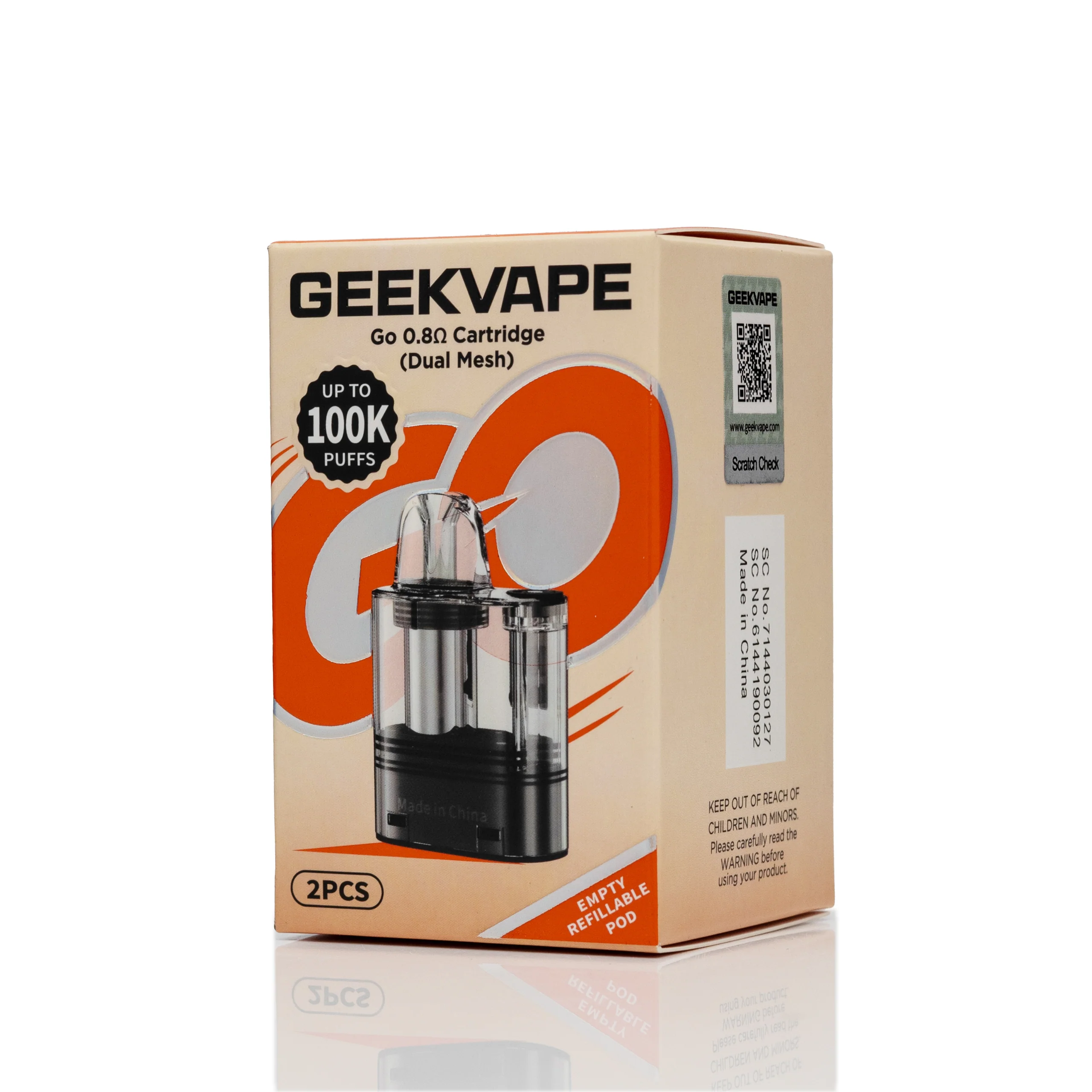 GeekVape GO Replacement Pods - Pack of 2
