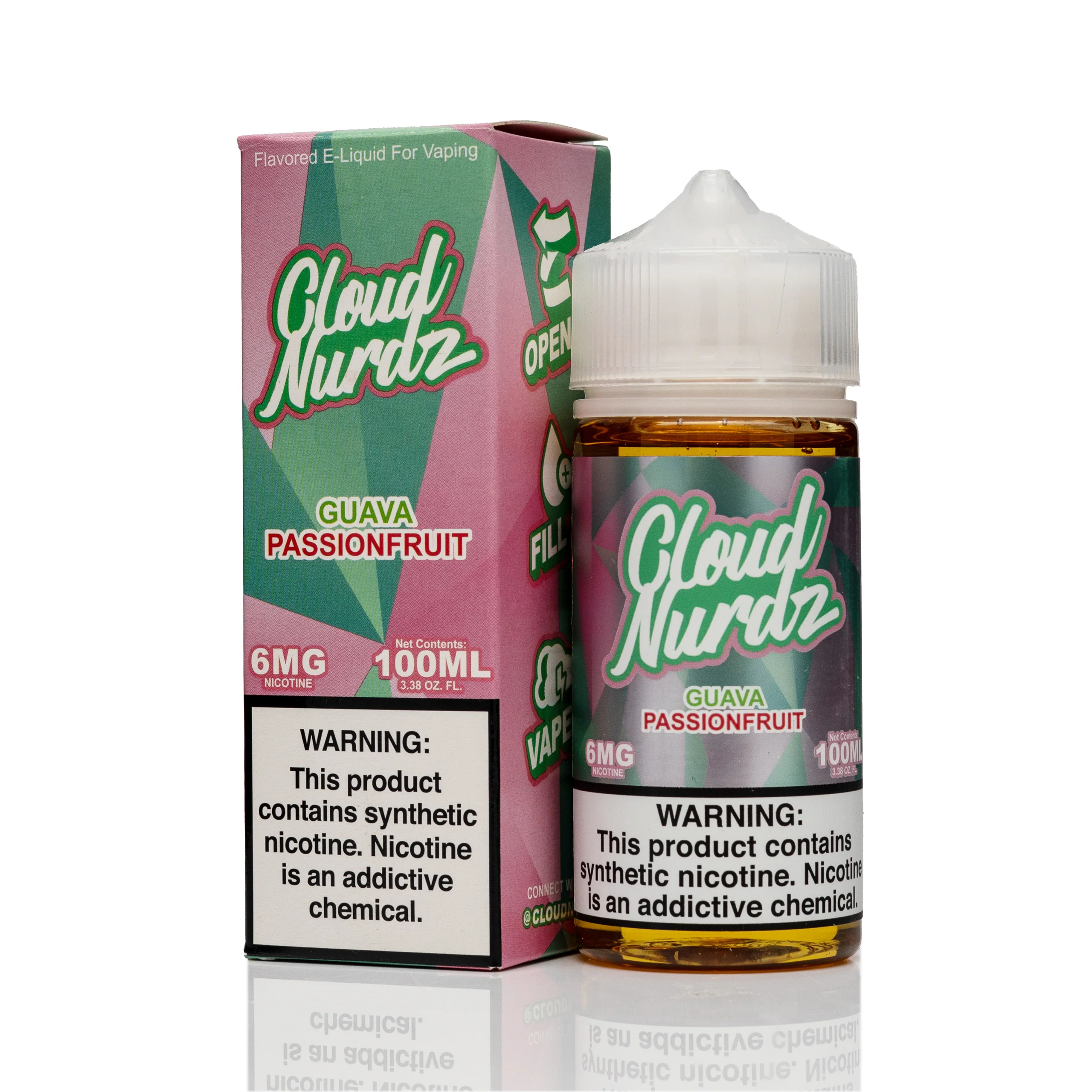 Cloud Nurdz E-Liquid - Guava Passionfruit - 100ml