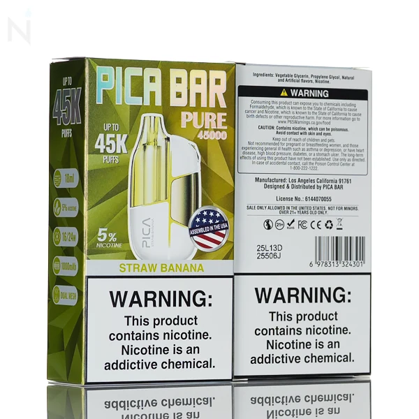 PICA BAR Pure 45K Disposable Vape - 18mL