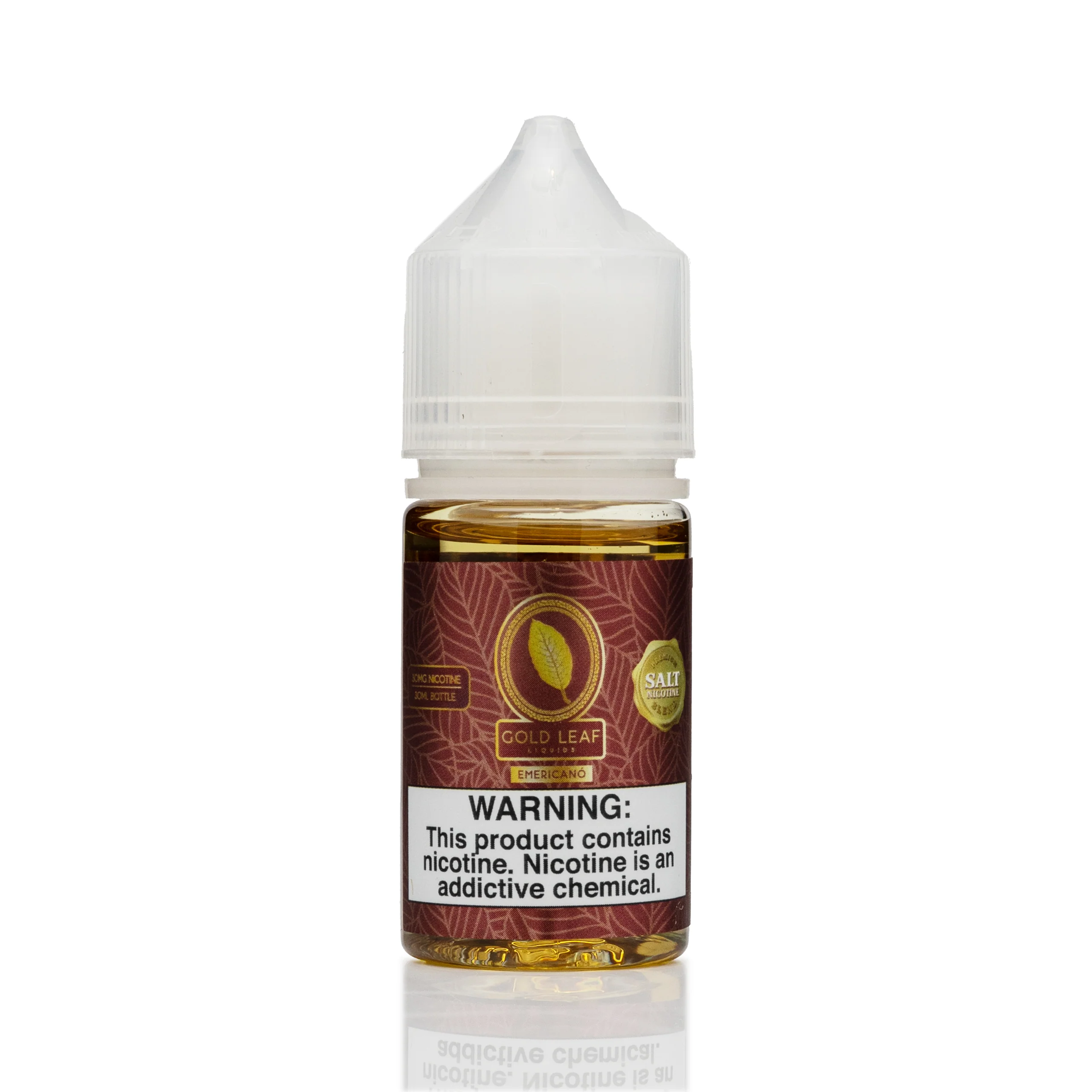 Gold Leaf Salt Nic E-Liquid - Emericano - 30mL
