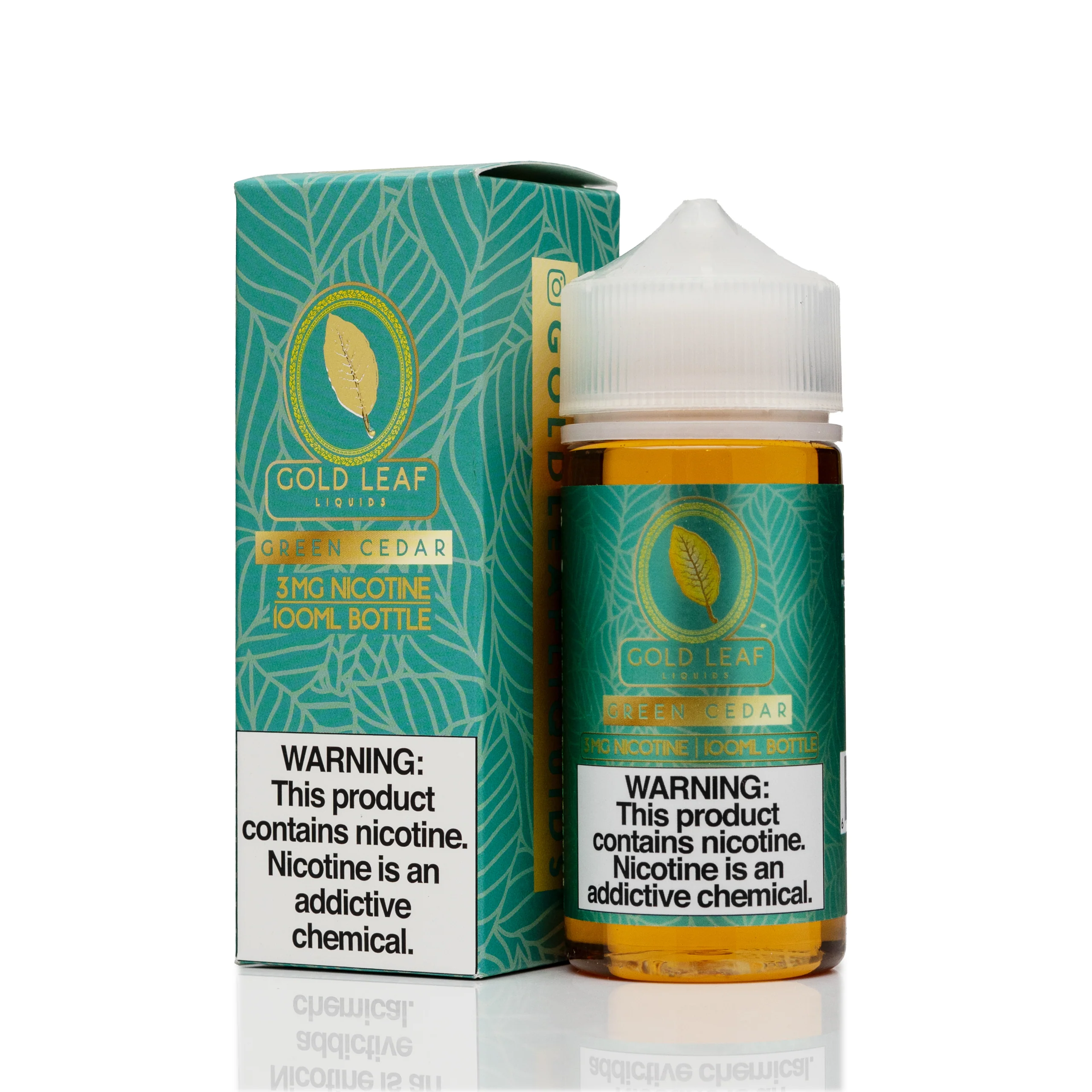 Gold Leaf E-Liquid - Green Cedar - 100mL