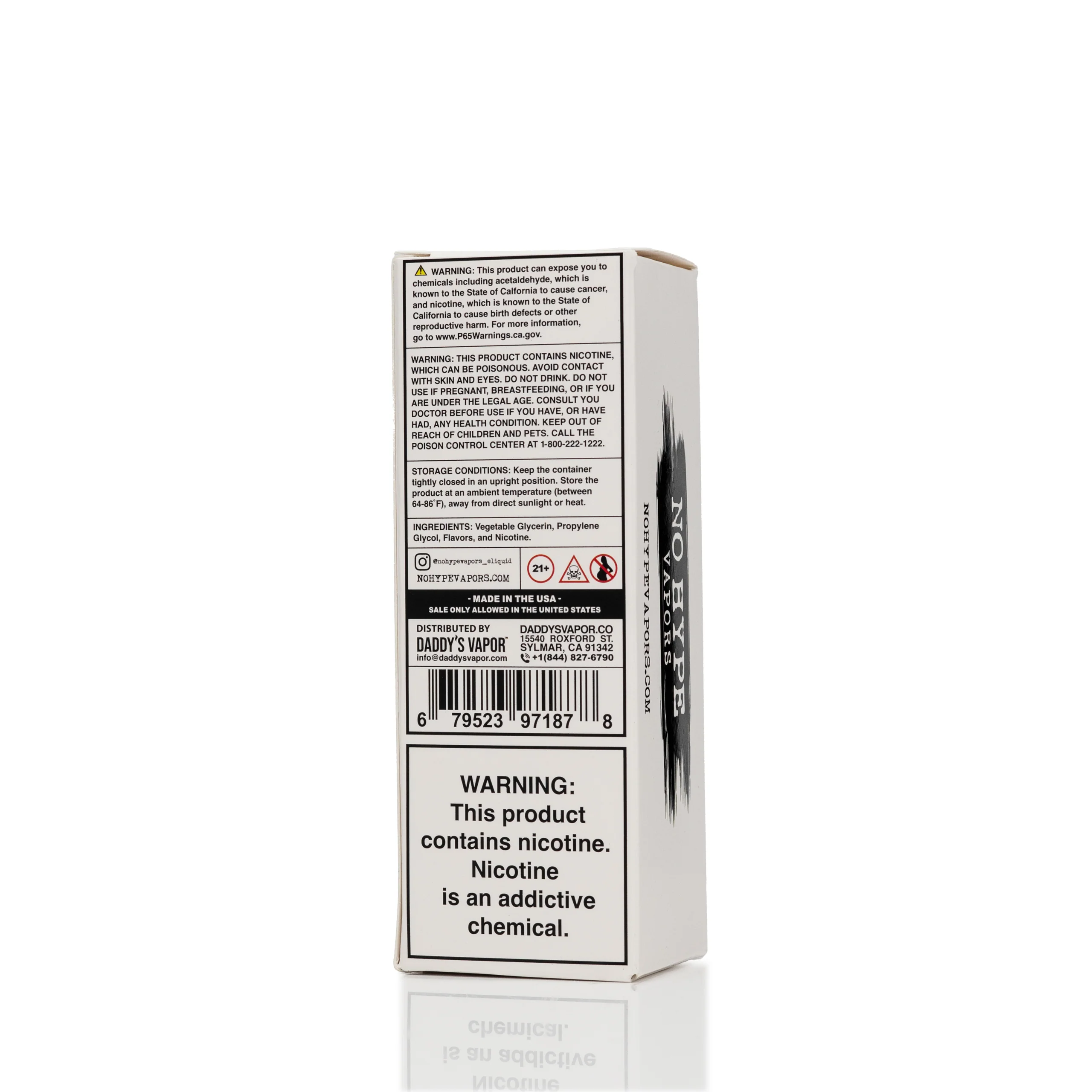 No Hype Vapors 电子烟油 - Caramel Tobacco - 100mL