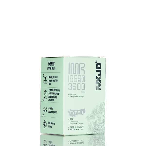 MXJO 3500mAh 10A 18650 Battery - Pack of 2