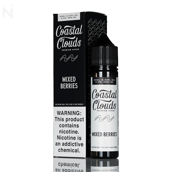 Coastal Clouds E-Liquid - Mixed Berries - 60mL
