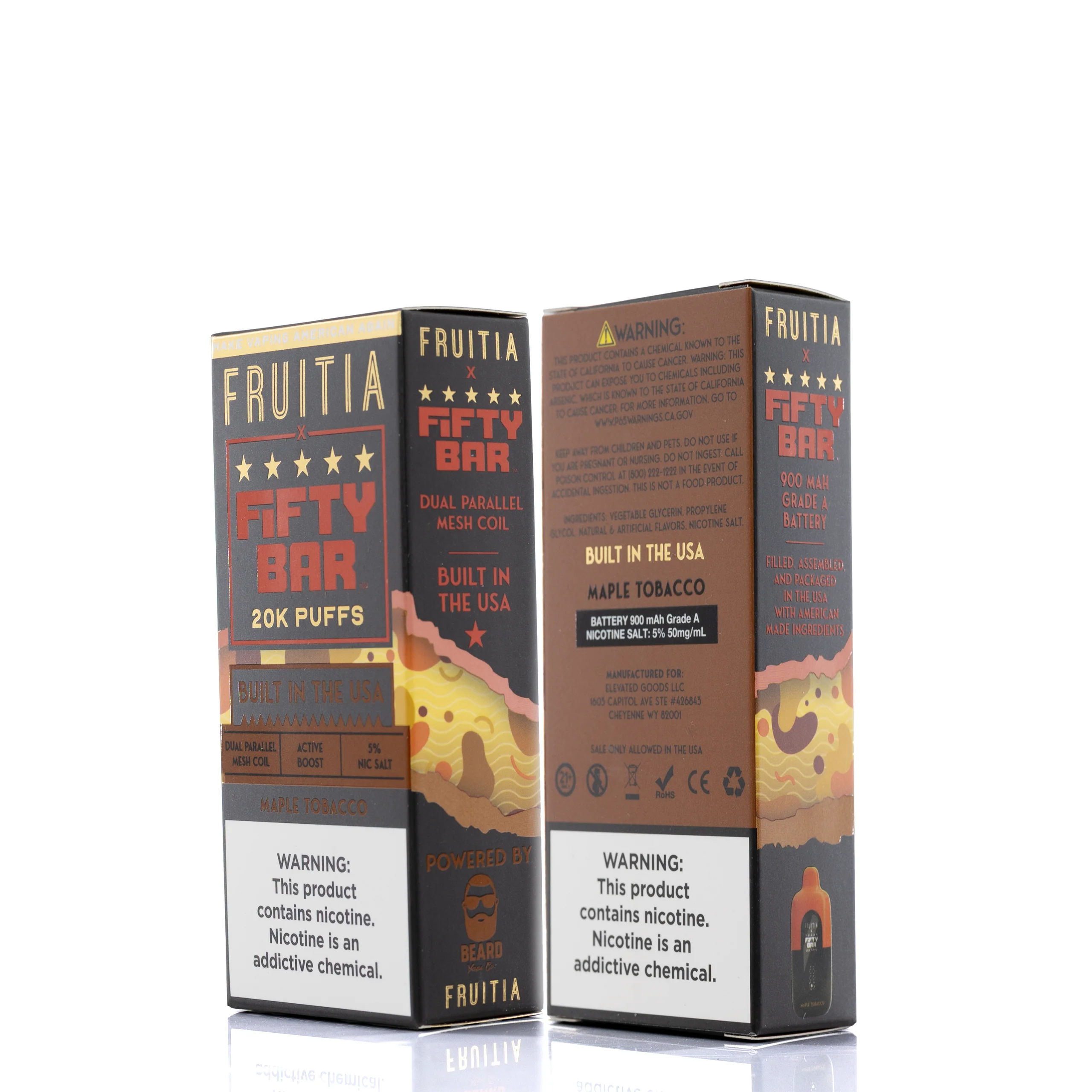 FRUITIA X Fifty Bar 20K 20000 Puffs Disposable - 16mL