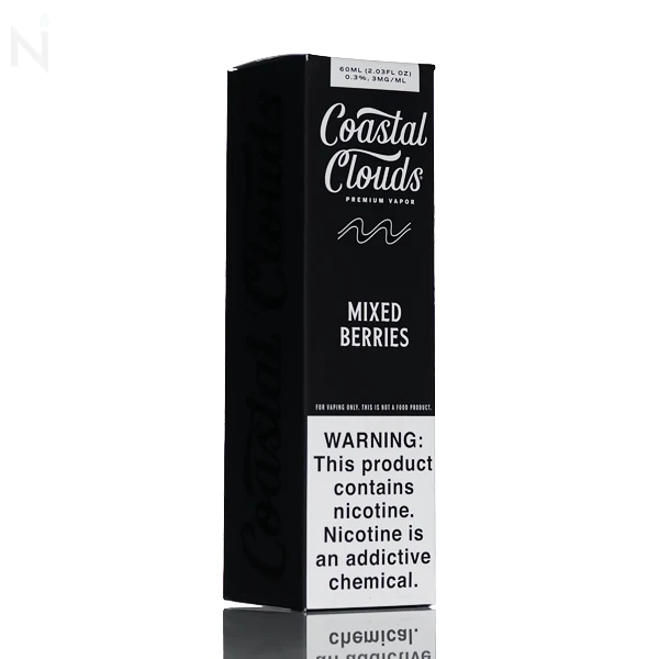 Coastal Clouds E-Liquid - Mixed Berries - 60mL