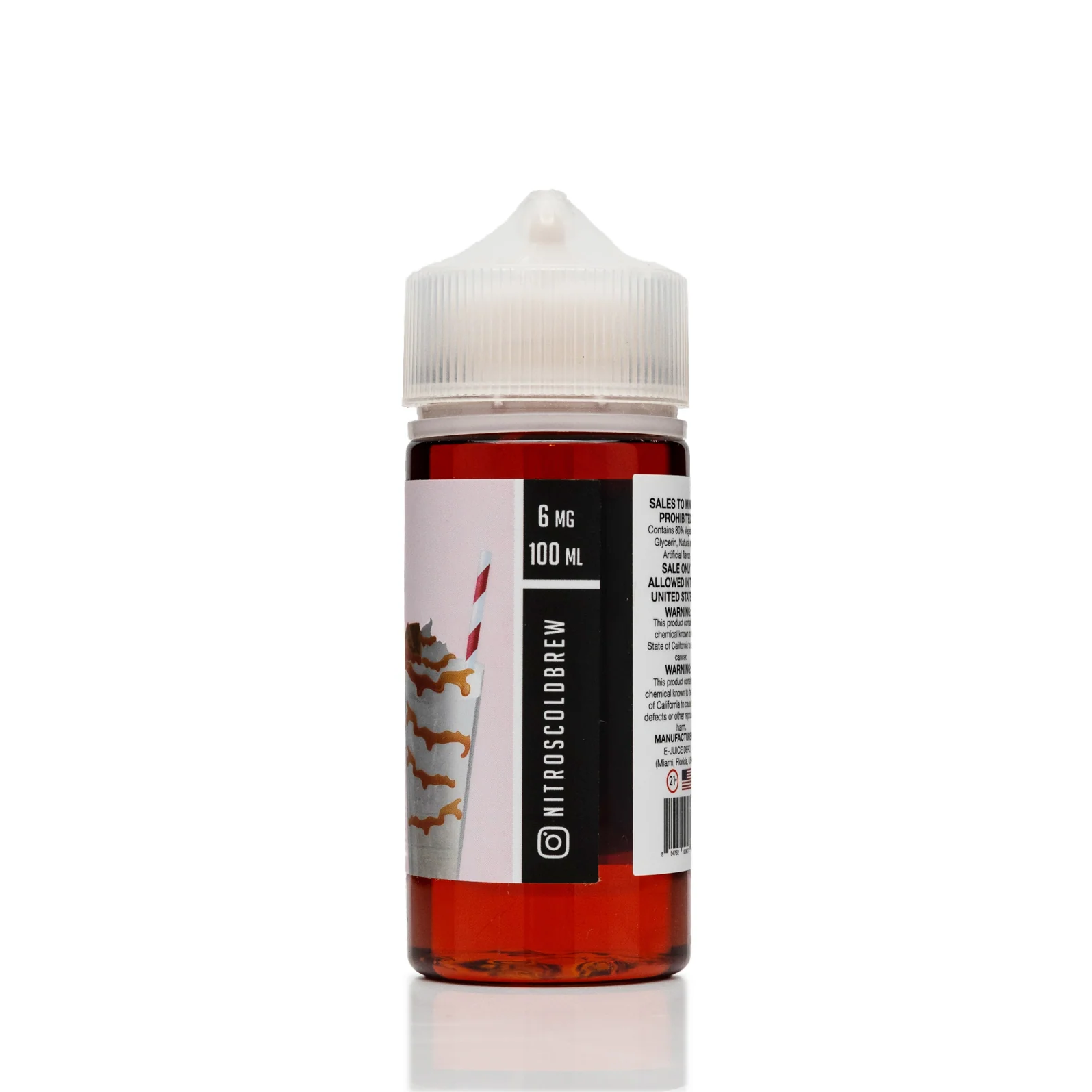 Nitro's Cold Brew - Strawberi & Cream - 100ml