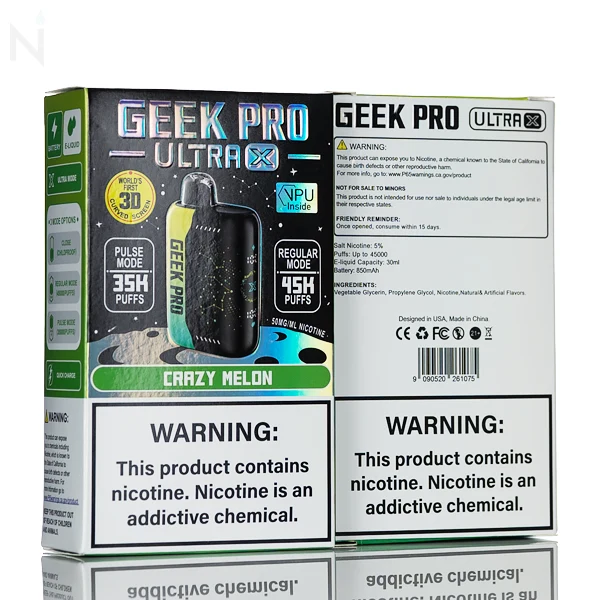 Geek Pro Ultra X 45K Puffs Disposable - 30mL
