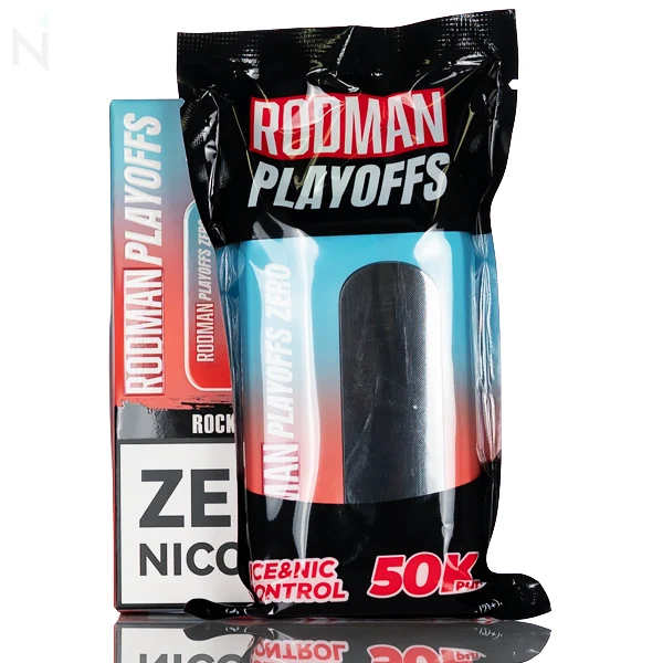 RODMAN Playoffs 50K 50,000 Puffs Zero Nicotine Disposable - 25mL
