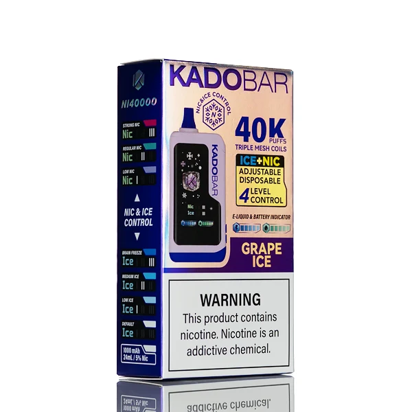 Kado Bar NI40K 40000 Puffs Disposable Vape - 24mL
