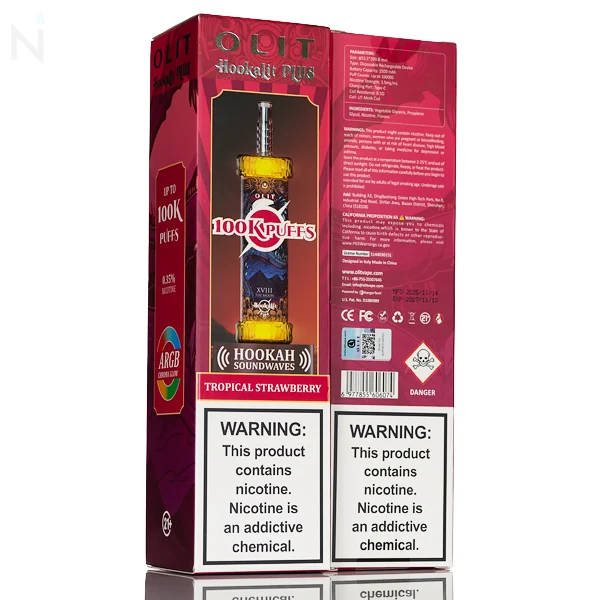 Olit Hookalit Plus 100K Puffs Disposable 3.5% Nic
