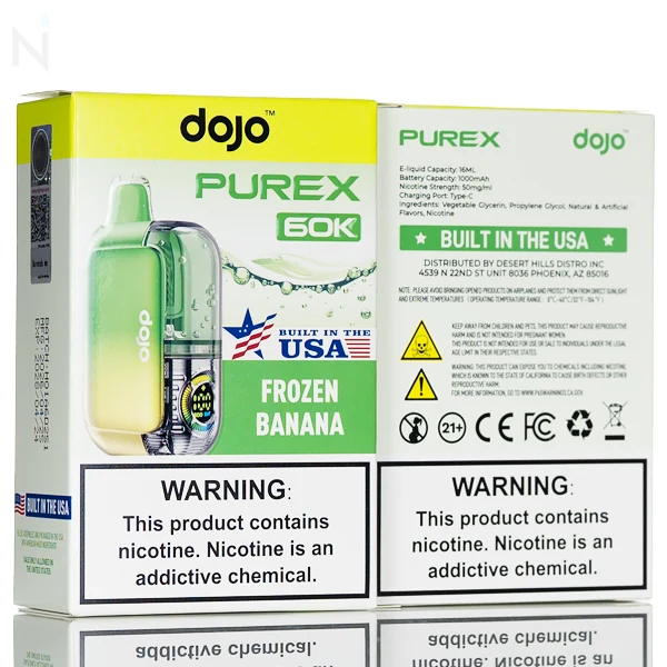 Dojo Purex 60K 60,000 Puffs Disposable Vape - 16mL