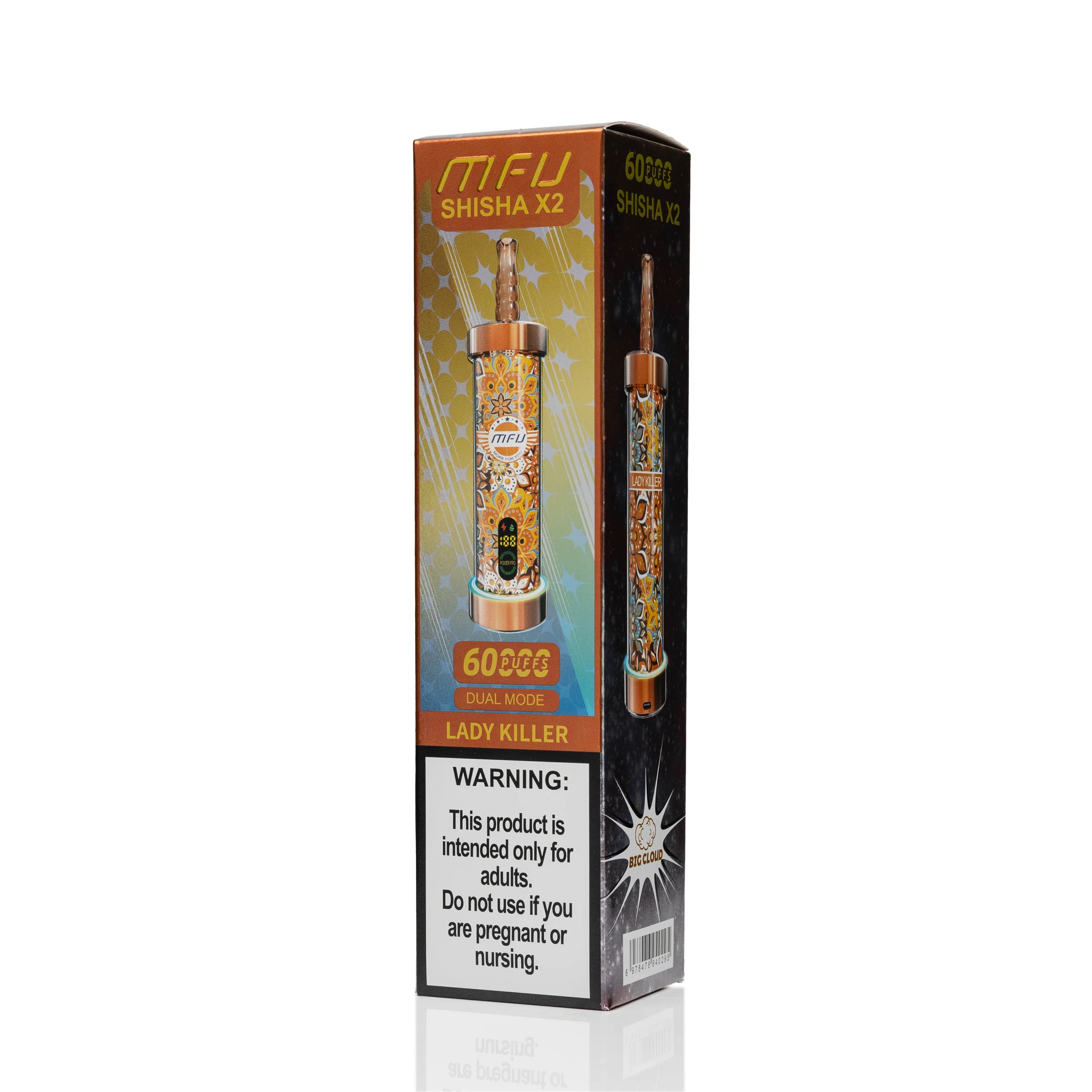 MFU Shisha X2 60K Puff Disposable E-Hookah