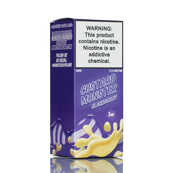 Custard Monster - Blackberry Custard - 100ml