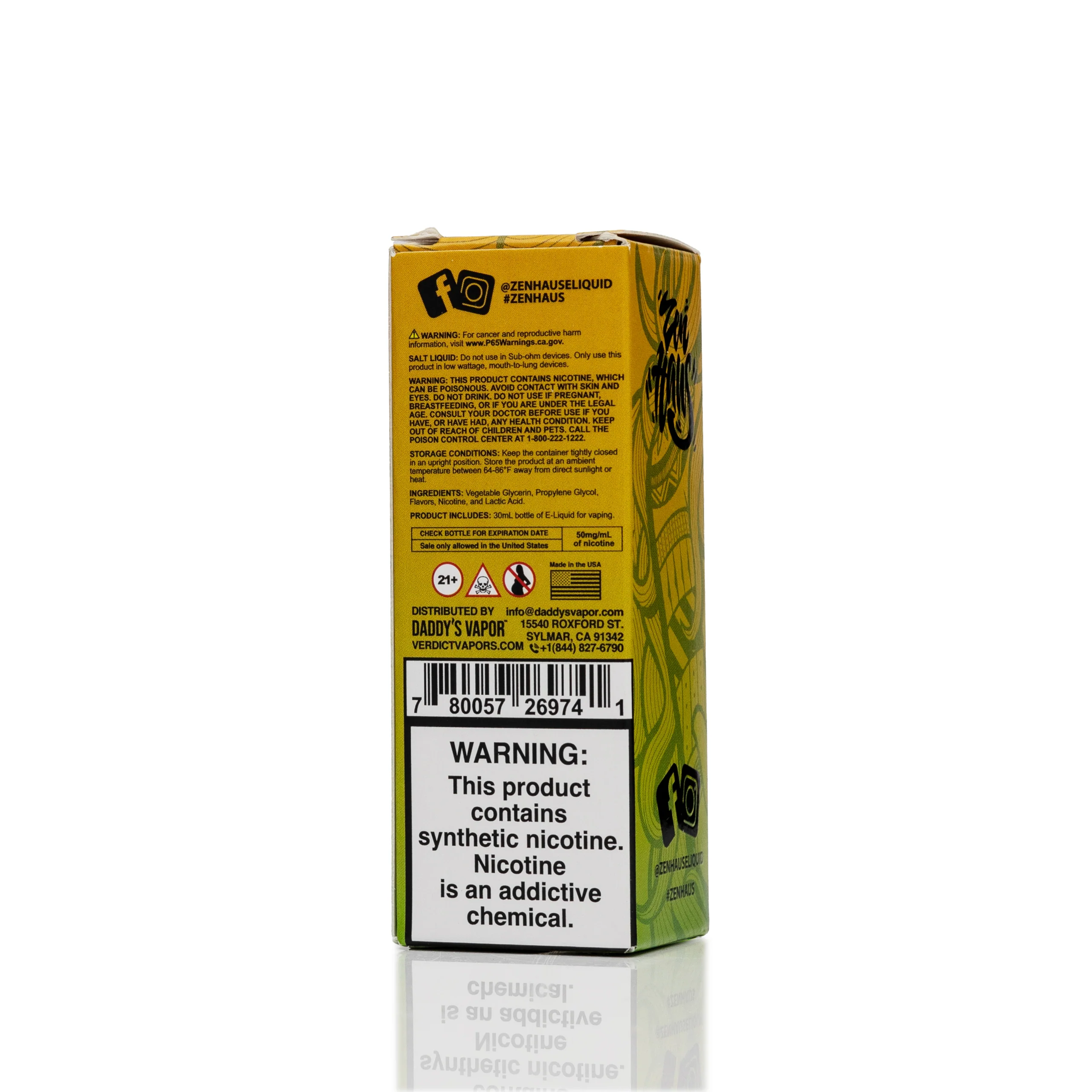 Zen Haus Salt Nic E-Liquid - Ohmmm - 30mL
