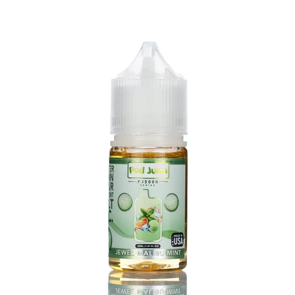 Pod Juice Salt PJ5000 - Jewel Malibu Mint - 30ml (DISCONTINUED)