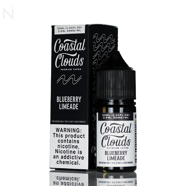 Coastal Clouds Salt - Blueberry Limeade - 30ml